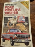 Chilton Repair And Tune Guide Ford Pick-ups 1965 1986 Book. Fixed Price $20.00.