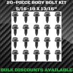 1925-1981 Gm Body Exterior Header Panel Fender Grille Engine Bay Bolts. Fixed Price $18.36.