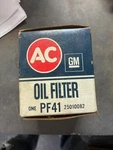 Ac Gm Oil Filter PF41 Oem Nos Delco PF-41 Ships Right Away. Fixed Price $19.50.