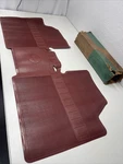 Nos 1965 Chevelle Accessory Red Rear Floor Mat Very Nice O3. Fixed Price $159.95.