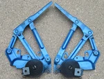1994 - 2001 Dodge Ram 1500 2500 3500 Front Hood Hinge Pair Set Bright Blue Oem. Fixed Price $99.00.