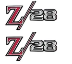 Oer Zinc Diecast Z28 Front Fender Emblem Set For 1968 Chevy Camaro Models. Fixed Price $77.98.