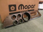 1975 74 73 72 Mopar Dodge Truck M880 Ramcharger Woodgrain Dash Gauge Bezel. Fixed Price $95.00.