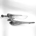 1930S 40S Packard Goddess Of Speed Hood Ornament With Acrylic Wings 14.25". Fixed Price $399.00.