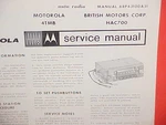 1964 Austin Healey 3000 Mark Iii Sprite Mgb Motorola Radio Service Manual. Fixed Price $25.99.
