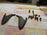 Used Mopar 1967 Chrysler Imperial Front Bumper Fillers/gaskets L&r W/hardware. Fixed Price $67.67.