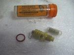 1957 Pontiac Rochester Barrel Carburetor And Needle Seat 1958 J2 Center Gm Nos. Fixed Price $19.95.