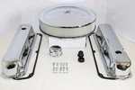 Sb Chrysler Chrome Engine Dress Up Kit Valve Covers 14" Air Cleaner 273 318 340. Fixed Price $169.95.