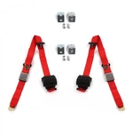 Chevy Truck 1935 1940 Airplane 3PT Red Seat Kit W/BRACKETS-2 Belts. Fixed Price $236.50.
