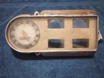 1948 - 1950 Ford Truck Gauge Cluster Bezel, Speedo Mph, With 39,165 Miles. Fixed Price $80.00.