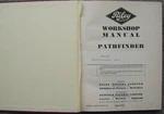 Riley Pathfinder Bmc Original Workshop Manual Pub. No. Akd 612 Published 1956. Fixed Price $40.19.