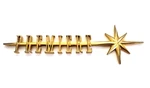 1956 Lincoln Premiere Emblem BY7325622A, 24 K Coated Rh, 3/4". Fixed Price $150.00.
