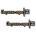 For 1973-76 Chevrolet Truck Cheyenne Super 20 Fender Emblem Set Trim Parts. Fixed Price $193.75.