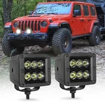 2X 3'' Led Cube Pods Work Light Bar Spot Driving White Fog Lamp Offroad 4WD Utv. Fixed Price $37.88.