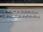 Pair 1957 Chevy Belair 150 210 Original Nos Gm Fender Chevrolet Emblems 3733212. Fixed Price $175.00.