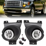 Pair Front Bumper Driving Lamps Fog Lights W/bezel Ford F150 F-150 2009-2010. Fixed Price $34.30.