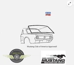 64 1965 1966 1967 1968 Ford Mustang Coupe Rear Window Weatherstrip Seal Usa Made. Fixed Price $79.99.