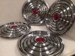 1968 1969 1970 Pontiac Grand Prix Firebird Gto 14" Hubcaps Wheel Cover. Fixed Price $300.00.