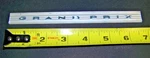 1964 Pontiac Grand Prix Plastic Dash Emblem Name Plate Nos Genuine Gm. Fixed Price $50.00.