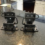 Nos 1969-1970 Mustang Boss 302 Shelby Lower Door Hinges Lh. Fixed Price $450.00.