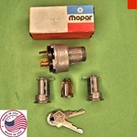Nos Mopar Ignition Switch With Cylinder & Doors Locks 1966-1968 Body Usa. Fixed Price $240.00.