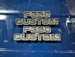 1977-1979 Ford F-350 Custom Truck Emblem D7TB16702HWC Dentside Pickup. Fixed Price $44.99.