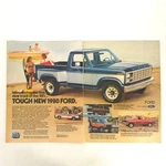 1980 Ford F150 Pickup Truck Print Ad Beach Scene Garage Wall Decor Show Display. Fixed Price $11.00.