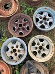 14X6 Oldsmobile Cutlass Wheels 442 1972 1970 Supreme Rallye 1969 350. Fixed Price $199.00.