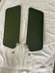 Mopar 1973 Plymouth Valiant Green Sun Visors+screws 67-76 A-body Ships Free !!!!. Fixed Price $125.00.