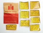 Vintage International Harvester Nos Original Oem Fuel Filter Decal Pack 211-5-49. Fixed Price $24.99.