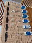 Rare Nos Ford Truck Accessory Bedside Tie Downs (6) Oem 1973-79. Fixed Price $375.00.