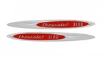 New Trim Parts 3100 Front Fender Emblem Pair / For 1957 Chevy Pickup Truck 9050. Fixed Price $301.99.