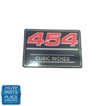 Chevrolet 454 Cubic Inch Valve Cover Metal Insert Decal Tonawanda Gm 12393652. Fixed Price $12.99.