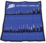 Atd 29PC Master Punch And Chisel Set With Roll Pouch #729. Fixed Price $102.29.