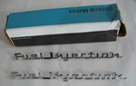 New Nos Gm 1957 C1 Corvette "fuel Injection" Fender Emblem Pair 3742212. Fixed Price $79.99.