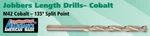 25X1-7/8 M42 Cob.wire G.job.l Drill(set Of 5)-AL. American Item No. 1111025(FT). Fixed Price $15.00.