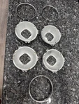 1965-1970 Impala Chevelle Nova Headlight Buckets And Trim Rings. Fixed Price $119.95.