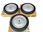 3 Gleason Dolly Cart Steel Wheel 12" Tall 1.75" Wide .60" 15.7MM Bearing Center. Fixed Price $55.58.