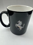 Rare Ferrari Black Coffee Mug Official License Logo Ceramic 11-12OZ. Fixed Price $125.65.