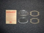 1957 Chevrolet Backup Light Lens With Gaskets And Original Owners Card #3697081. Fixed Price $30.00.