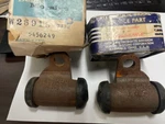 1958 Chevy Impala Bel Air Front Brake Wheel Cylinders Lh And Rh 5456249 5456250. Fixed Price $195.00.