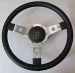 New 14" Vinyl Steering Wheel & Hub Adaptor Sunbeam Alpine Tiger Polished Spokes. Fixed Price $199.95.