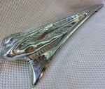 Vtg 1940S Era Flying Goddess Desoto Hood Ornament 976218 Chrome On Lead 5424A. Fixed Price $149.95.