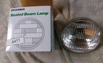 Sylvania 4411 Sealed Beam Farm / Auto Lamp 35W. Fixed Price $14.00.