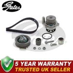 Gates Timing Cam Belt Water Pump Kit Fits Audi A1 A3 A4 A6 Tt 2.0 Tfsi 9GO. Fixed Price $209.71.