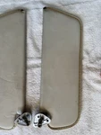 Mopar 1973 Plymouthduster White Sun Visors 67-76 A-body Ships Free !!!!. Fixed Price $90.25.