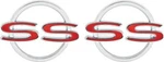 1964 Impala Ss Quarter Panel Emblems - Pair. Fixed Price $52.19.