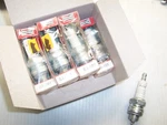 Spark Plug Set - 1969 Thru 70 Chevy, Olds, Pontiac Hipo V8 Champion RJ10Y. Fixed Price $24.00.