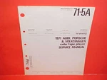 1971 Volkswagen Vw Porsche 911 914 Audi Motorola Am RADIO/8-TRACK Service Manual. Fixed Price $25.99.