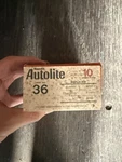 Nos Vintage Autolite 36 Spark Plugs Box Of 10 Replaces Champion. Fixed Price $49.99.